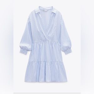 🆕 Zara Striped Tiered Dress - Size L